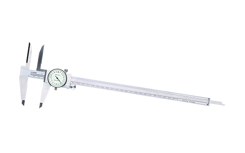 Dial Calipers With Long Upper Jaws