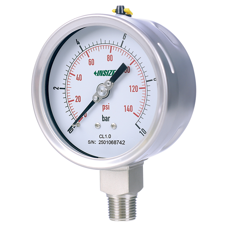 Bourdon Tube Pressure Gauges (Liquid Filled)